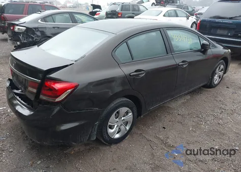2014 Honda Civic Lx из США, поврежденный, VIN 2HGFB2F54EH537736